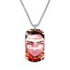 Tanjiro Nezuko Inosuke Zuhira Stainless Steel Color Printed Necklace Collection Holiday Gifts