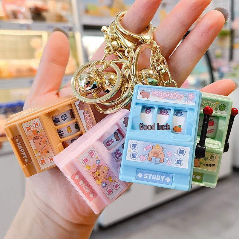 Мини мультяшный брелок-игрушка-вертушка с фруктами: Качающаяся игрушка-лотерея