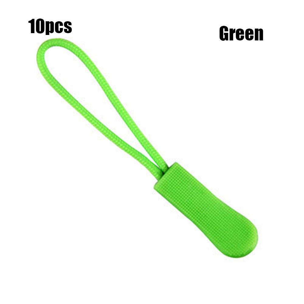 10 шт./упак. Запасной шнурок-бегунок для молнии рюкзака, куртки, веревочные pullers, зажим-пряжка для сумок, бегунок на молнии, чемодан, инструменты для дорожной одежды