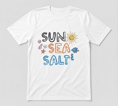 Summer Beach Seashell Summer Vibes Lover Graphic Tee White T-shirt