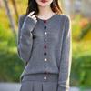 Women's Cashmere Sweater 30% Cashmere 70% Wool Autumn and Winter Cashmere Cardigan Soft and Warm