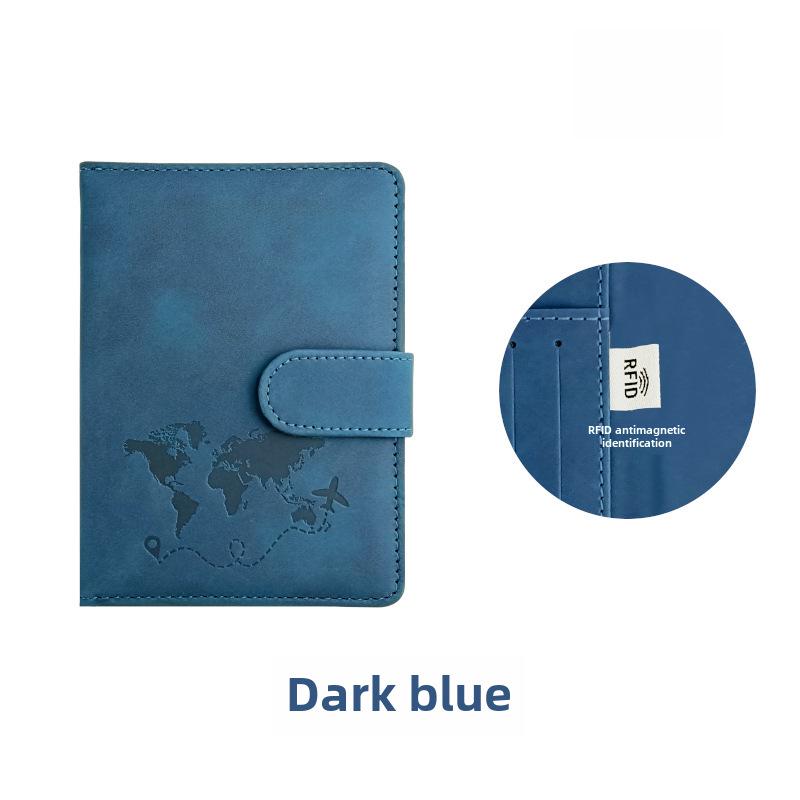 Держатель трансграничного RFID-паспорта: Дорожный кошелек из искусственной кожи с регулируемыми ремнями