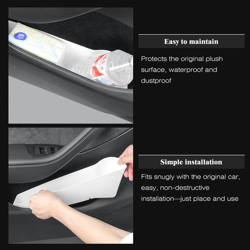 Model Y Door Organizer 4-Piece Set (2021-2024) Storage Box for Tesla Model Y Door Storage