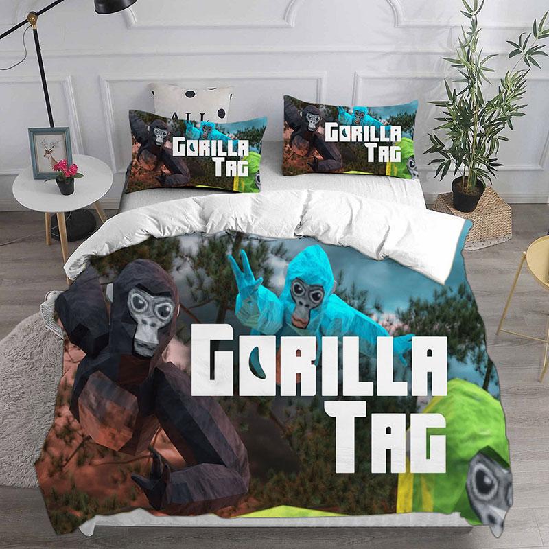 Постельные комплекты Gorilla Tag Одеяло Стеганое покрывало Покрывало Пододеяльник Наволочка Наборы из 2-3 предметов Украшение спальни Товары для дома