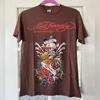 Ed Hardy от Christian Audigier Для мужчин Женщин Унисекс Футболка Репринт KH4831 Унисекс Футболка