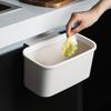 Wall-Mounted Cabinet Door Trash Can: Punch-Free Hanging Wastebasket for Kitchen or Dorm