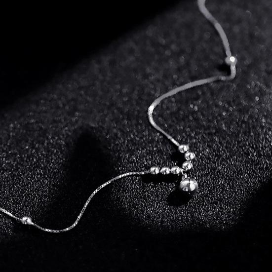 Браслет на щиколотку в виде колокольчика с круглыми бусинами из сплава, регулируемая удлинительная цепочка, не вызывающая аллергию, удобный браслет на щиколотку