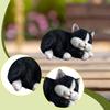 Фигурка кошки Скульптура животного Милая Креативная Садовое искусство Декор Настольное украшение для стола на патио Балкона