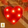 Xiaomi 1PC Creative LED Shaped Night Light, Powered by a Battery Box (Excluding Batteries), Suitable for Photography, and Party Decor