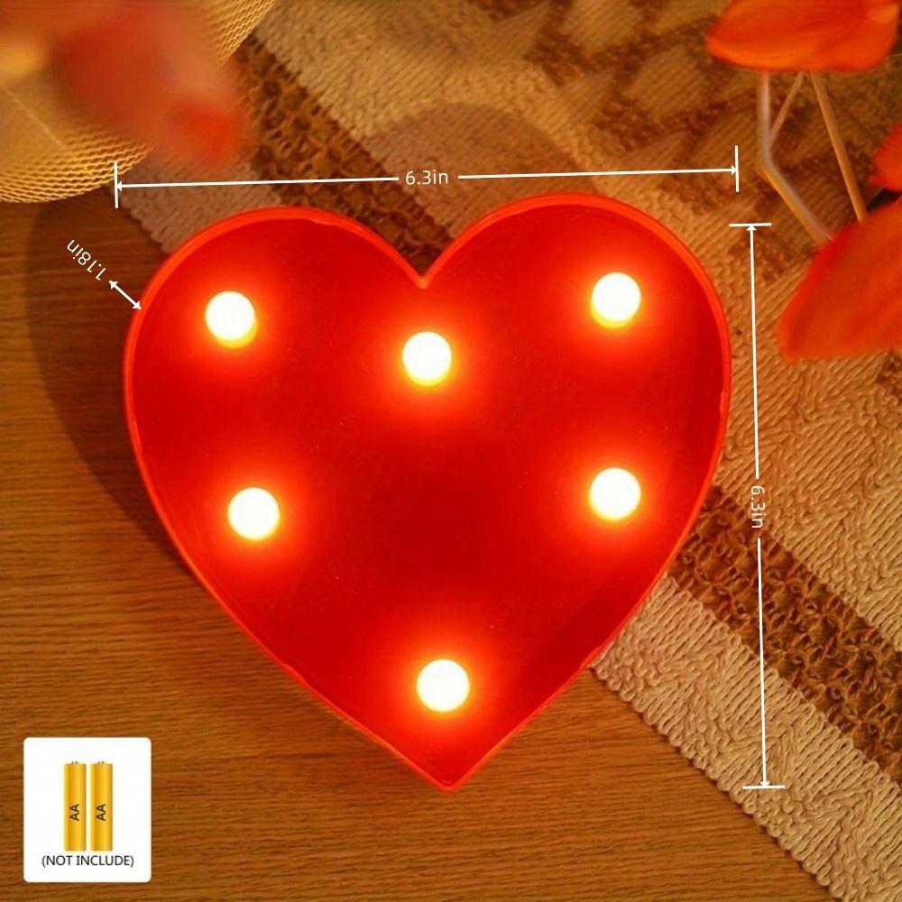 Xiaomi 1PC Creative LED Shaped Night Light, Powered by a Battery Box (Excluding Batteries), Suitable for Photography, and Party Decor