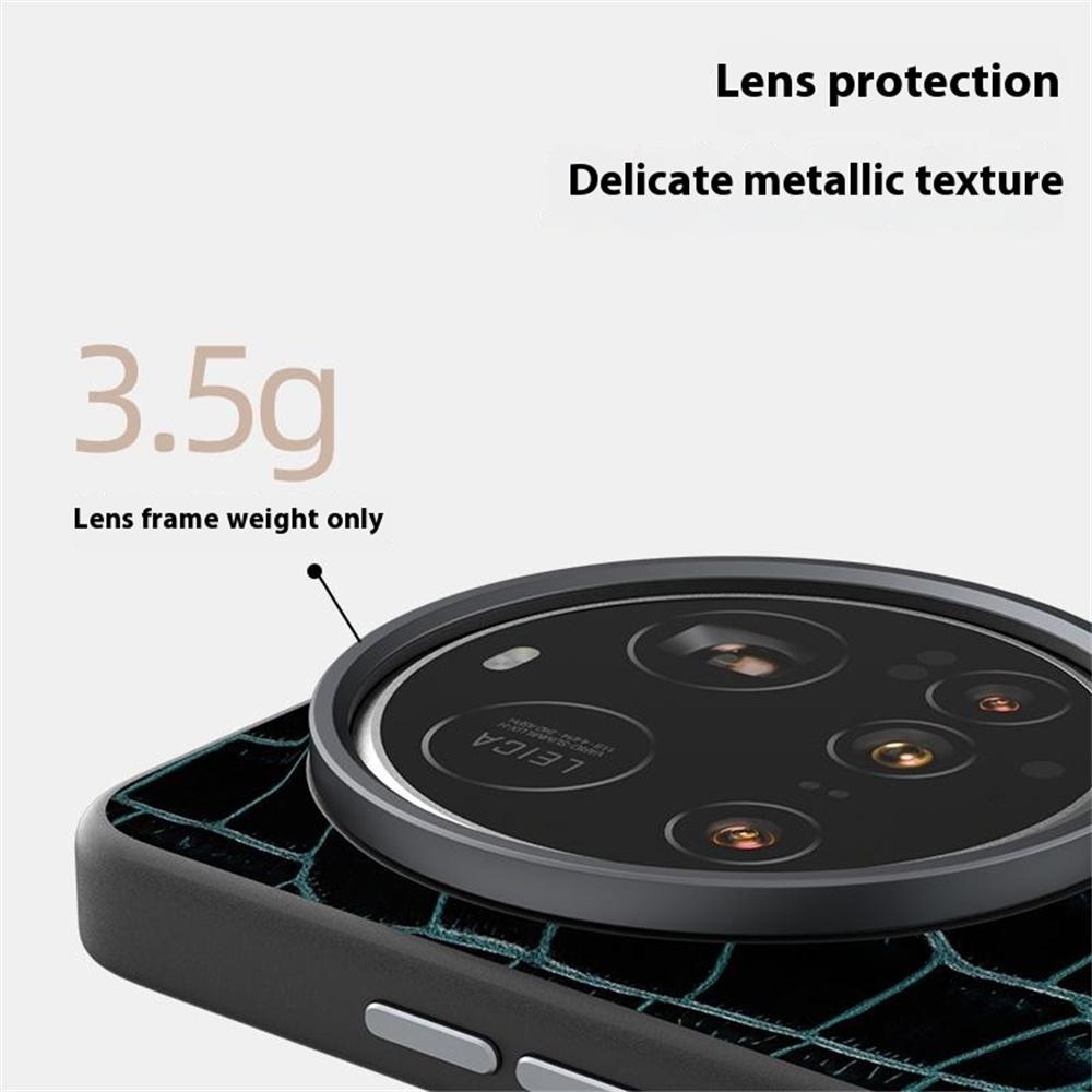 ABEEL Магнитный чехол для Xiaomi 15 Ultra с текстурой крокодила и микротиснением на задней крышке