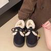 Fashion Women's Versatile Snow Boots New Lace-up Winter Thickened Warm Non-slip Student Boots Heightened and Lightweight Short Boots