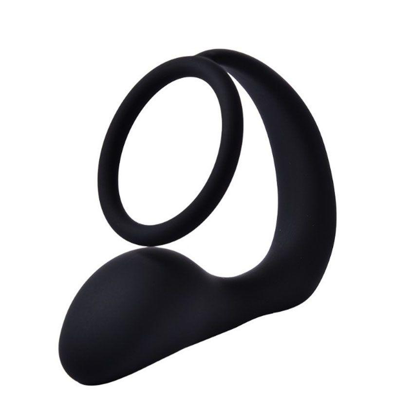 Вибратор Мужской Массаж Простаты Анальная Пробка Задержка Кольцо Мужской Секс-Игрушка