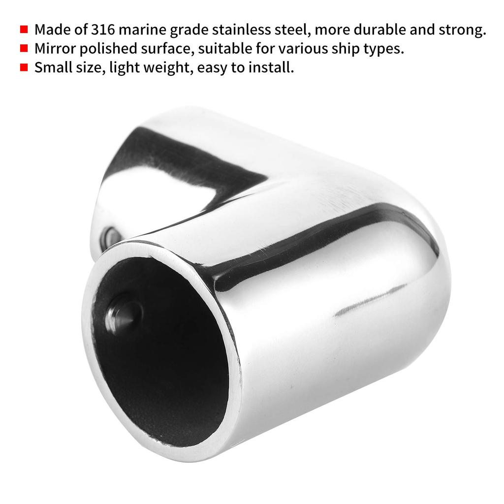 EBTOOLS 2PCS Boat Pipe Connector Marine Yatch 90° Elbow Tube