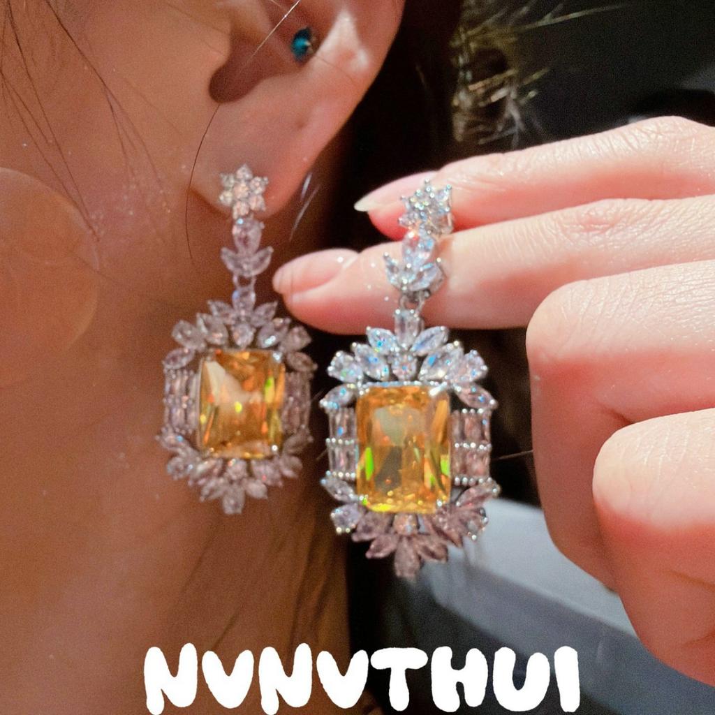 Nvnvacc Кольцо с сердечком и камнем-фритилляри, Ювелирное изделие Haute Couture, Набор серег с жемчугом в форме сердца