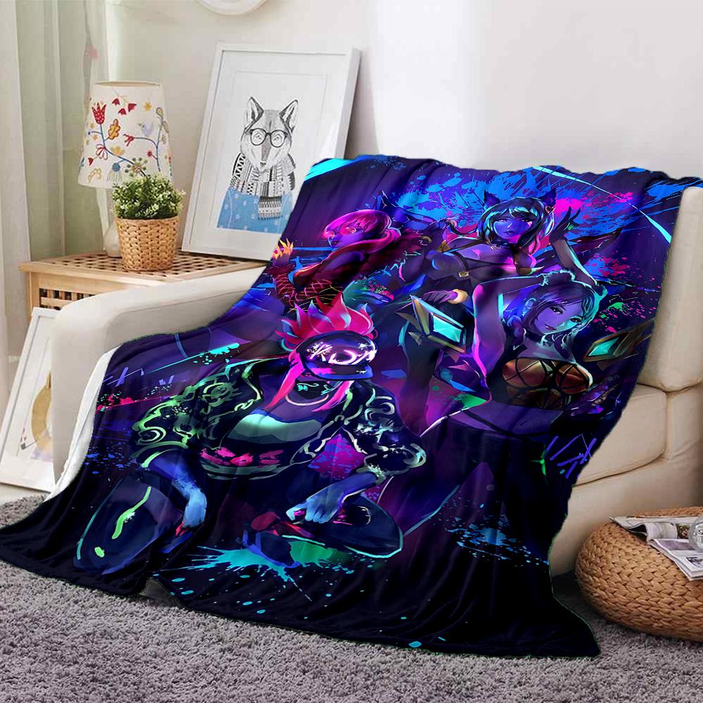 Cyberpunk Heroes Blanket Soft Throw Blanket For Home Bedroom Bed Sofa Travel Office Solid Christmas Blanket
