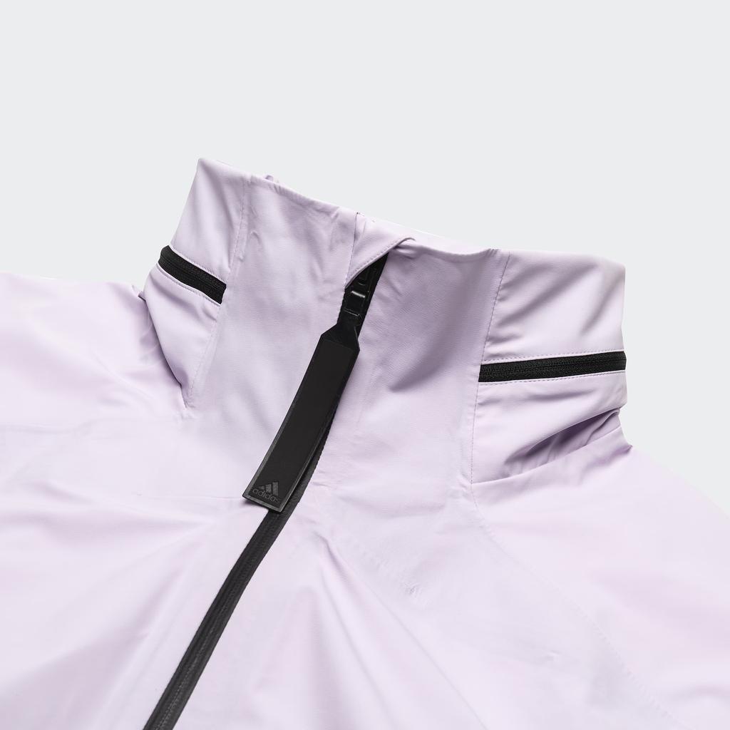 Adidas Myshelter Готов к дождю Уличная мода Универсальная куртка Женская куртка Светло-фиолетовая Многоцветная FT8910