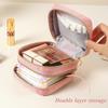 New Lady Portable Cosmetic Pouch Bag Travel Makeup Lipstick Case Tampon Bag Sanitory Napkin Pads Organizer Case Large Capacity