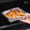 30Pcs Non-stick Aluminum Foil Box Reusable Square Baking Pan  Cooking Supplies
