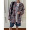 2024 Letter Long Sleeve Shirt Japanese Hong Kong Style Ins Loose Shirt Boys Summer Trendy Versatile Casual Coat