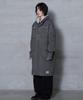 XTONZ Xj143 Military Vintage Washed Long M-65 Field Jacket (Charcoal)