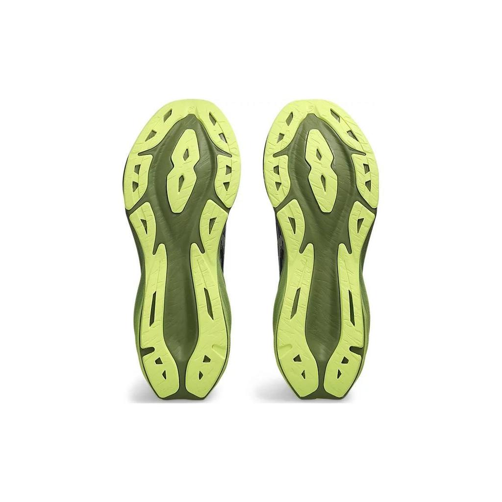 Asics Мужские кроссовки Novablast 3 Black Dryed Leaf Green 1011B458-005