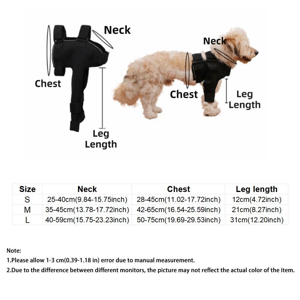 Adjustable Dog Shoulder Brace Self-Heating Dog Joint Protection Sleeve Walking