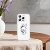 Милый Кролик Детеныши Кроликов Чехол для Телефона Для iPhone 17 16 15 14 13 12 11 Mini Pro Max Plus Прозрачный Чехол