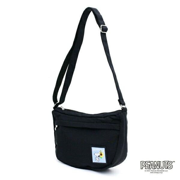 SNOOPY Shoulder Bag Sunflower Black SNOOPY