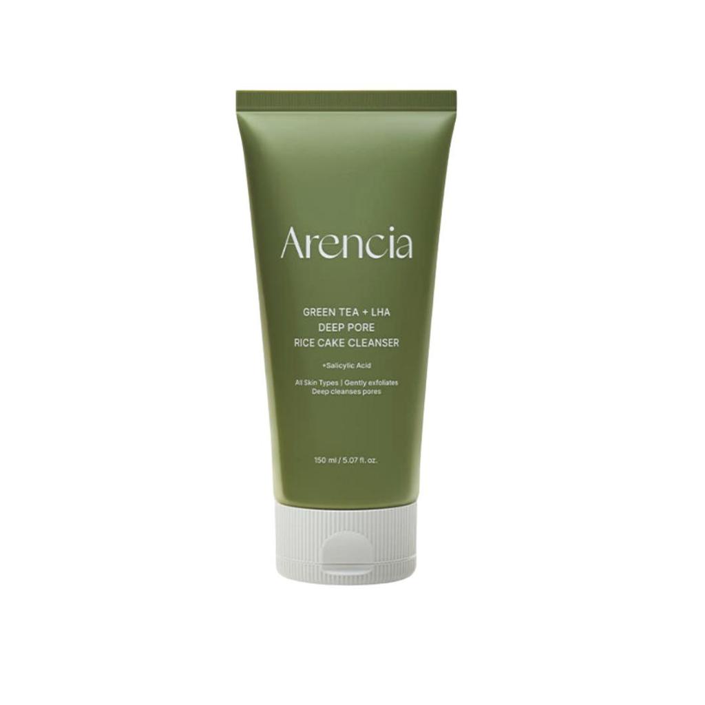 Arencia Green Tea LHA Deep Pore Rice Cake Cleanser 150ml
