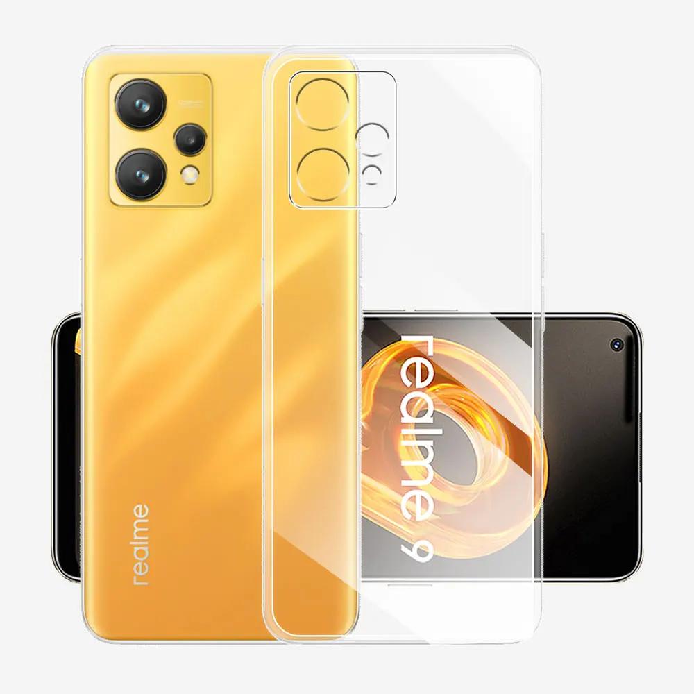 Чехол для OPPO Realme 9 Pro Plus Прозрачный Силиконовый Мягкий ТПУ Чехол для Телефона Для Realme 9 9i 4G Funda Для Realme 9 Pro Прозрачный Coque