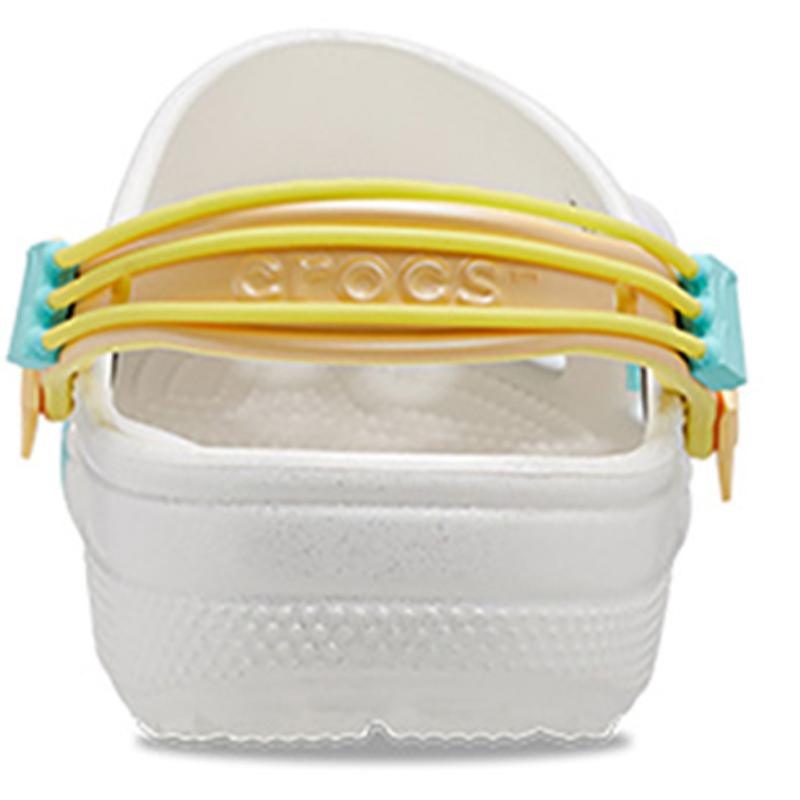 HONOR OF KINGS X Crocs Classic Clog Collaboration, Heavenly Melody Strings Clogs Unisex Silver Cai Wenji Collectible
