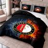 Feyenoord 3Pcs Bedding Set Duvet Cover With Two Pillowcases For Bedroom Home Decoration