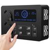 12 В 100 Вт Блок питания с ЖК-дисплеем Порты USB-C и QC3.0 Мини-распределительная коробка питания Коробка с розетками для автодомов Внедорожников Лодок Яхт Автомобилей
