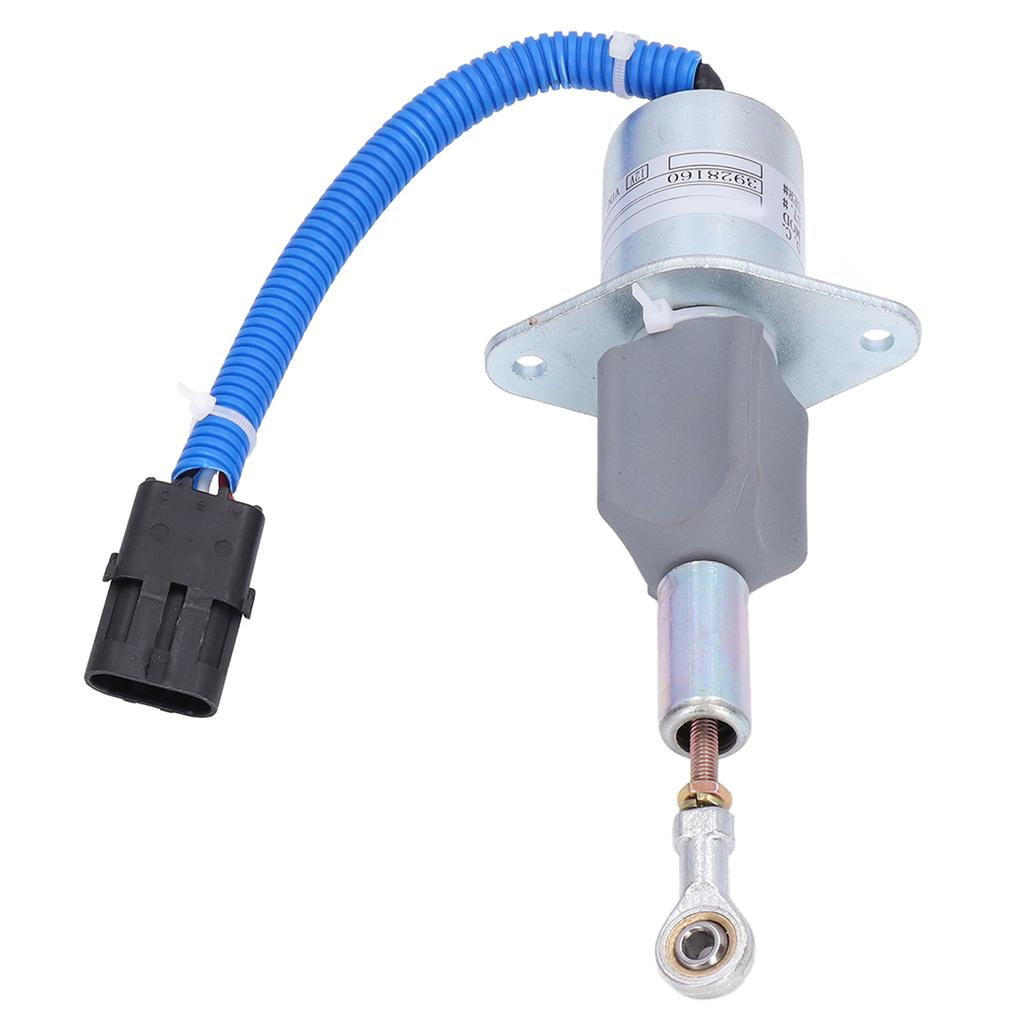 Flameout Solenoid Valve ABS Corrosion Resistance Shut Off Solenoid for Cummins 6CTA 8.3L 12V 3928160