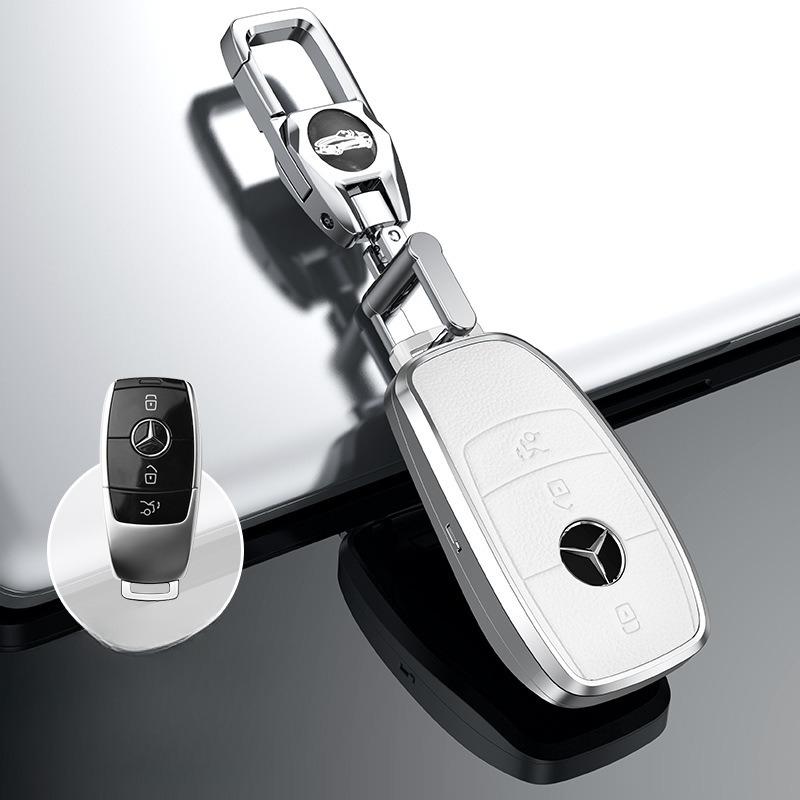 Подходит для чехла ключа Mercedes-Benz E-класса A-класса S-класса ML-класса/металлический чехол для ключа автомобиля/кольцо для чехла C200L/E300L
