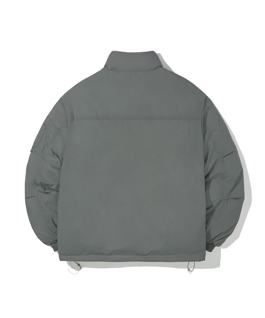 Cgp [Primaloft] Короткая стеганая куртка 'Монстр'_Угольный