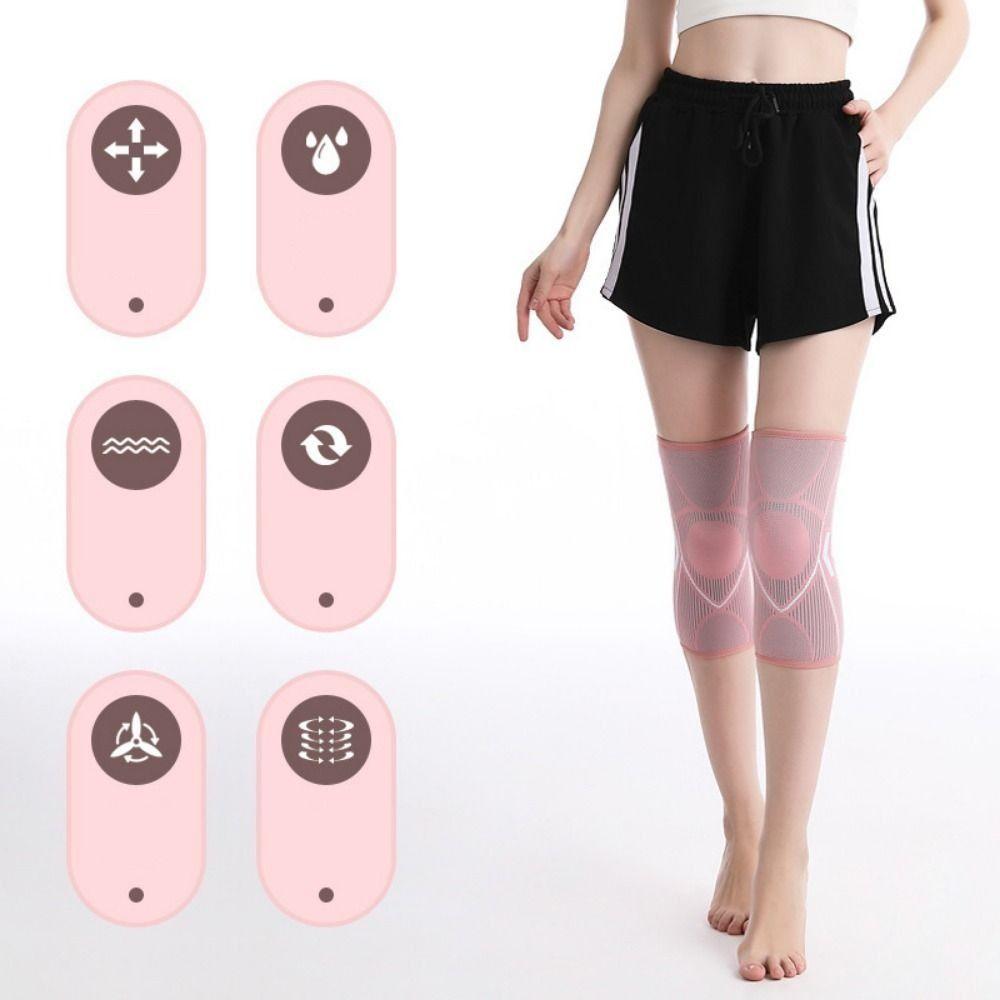 Черные Серые Розовые Наколенники Нейлон Полиэстер Защита Колен Новая Коленная Повязка