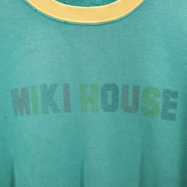 MIKIHOUSE Свитшот с длинным рукавом L Зеленый система Мужской Б/у