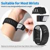 Совместимый для Whoop 1.1 Sport Flex Браслет на запястье Мягкий на ощупь Силиконовый Водонепроницаемый и Влагостойкий Запасной Регулируемый Ремешок для часов