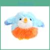 Creative Parrot Sparrow Bird Pendant Plush Toy Doll Keychain With Bell Ring