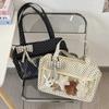 Плечо Подмышка Y2K Ульцзан Ita Bag Женская Сумка-тоут в горошек Модная Bolso Прозрачный Sac Femme Молодежная Холщовая Bolsos De Mujer