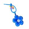 Floral Pendant Keychain Sleek Key Organizer Adorable Purse Accessory