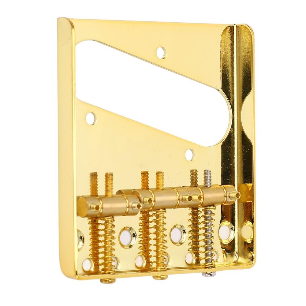 54mm Width Electric Guitar Bridge Golden Vintage Guitar Bridge Electric Guitar Parts