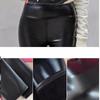 Womens Pu Leather Autumn Pants And Winter Leggings With Fleece Thickened Highwaisted Slimming Windproof Waterproof Trousers