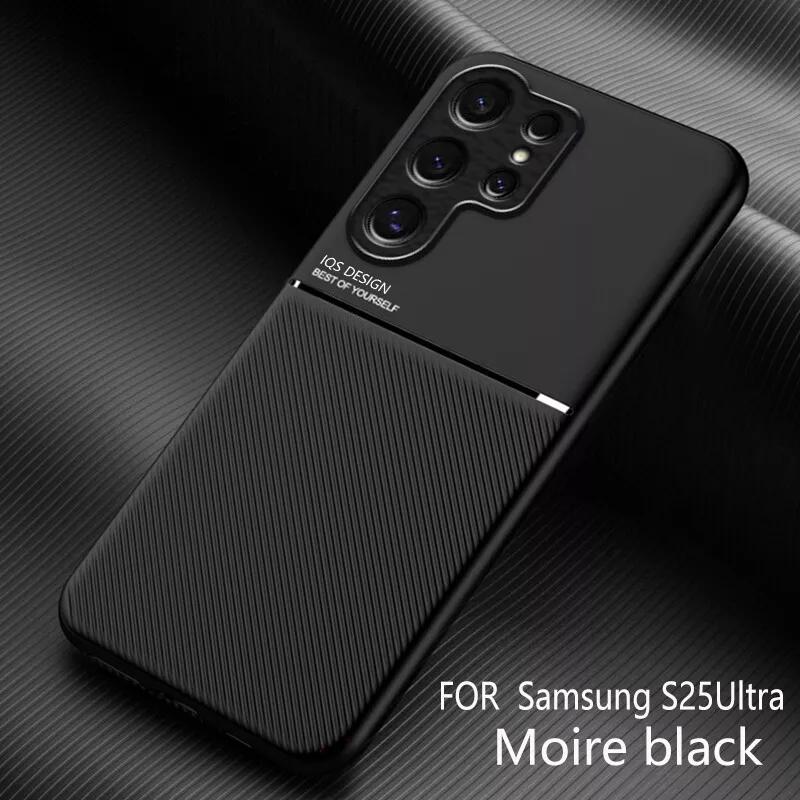 Тонкий легкий магнитный кожаный чехол для Samsung Galaxy S25 S24 Ultra S23 S22 S21 FE A53 A54 A55 A16 Ударопрочная матовая крышка