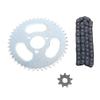 T8F Front Rear Sprocket Chain Kit with 50 Links T8F Chain 3 Hole 44T Rear Sprocket 9T Front Sprocket