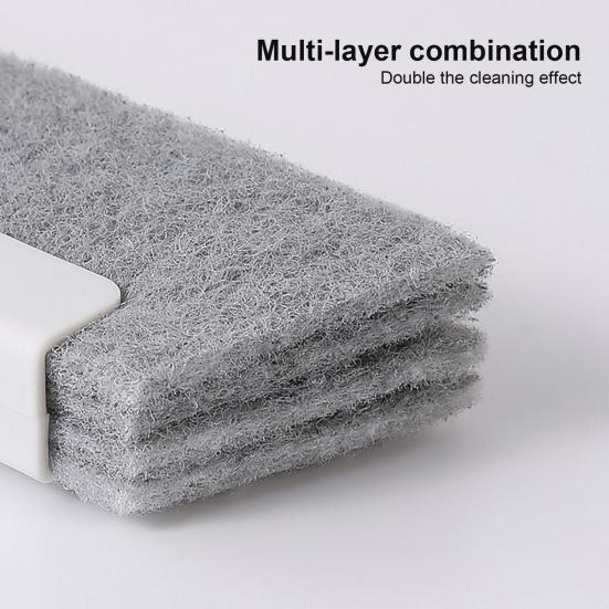 Набор из 7 щеток для чистки с длинной ручкой, сменная губка, скребок для окон, автомобилей, душа, раковины, туалета