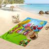 pocoyo Printed Quick Dry Beach Towel Super Absorbent Soft Lightweight Bath Towel for Pool Summer Travel