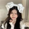 Lovely Bowknot Headband Satin Cosplay Hair Hoop Elegant Lolita Hair Band  Makeup Hairband
